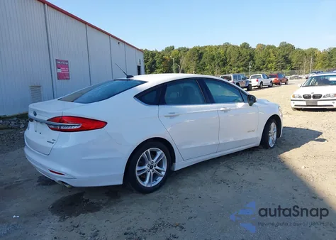2018 Ford Fusion Hybrid Se z USA, uszkodzony, nr VIN 3FA6P0LU0JR208598
